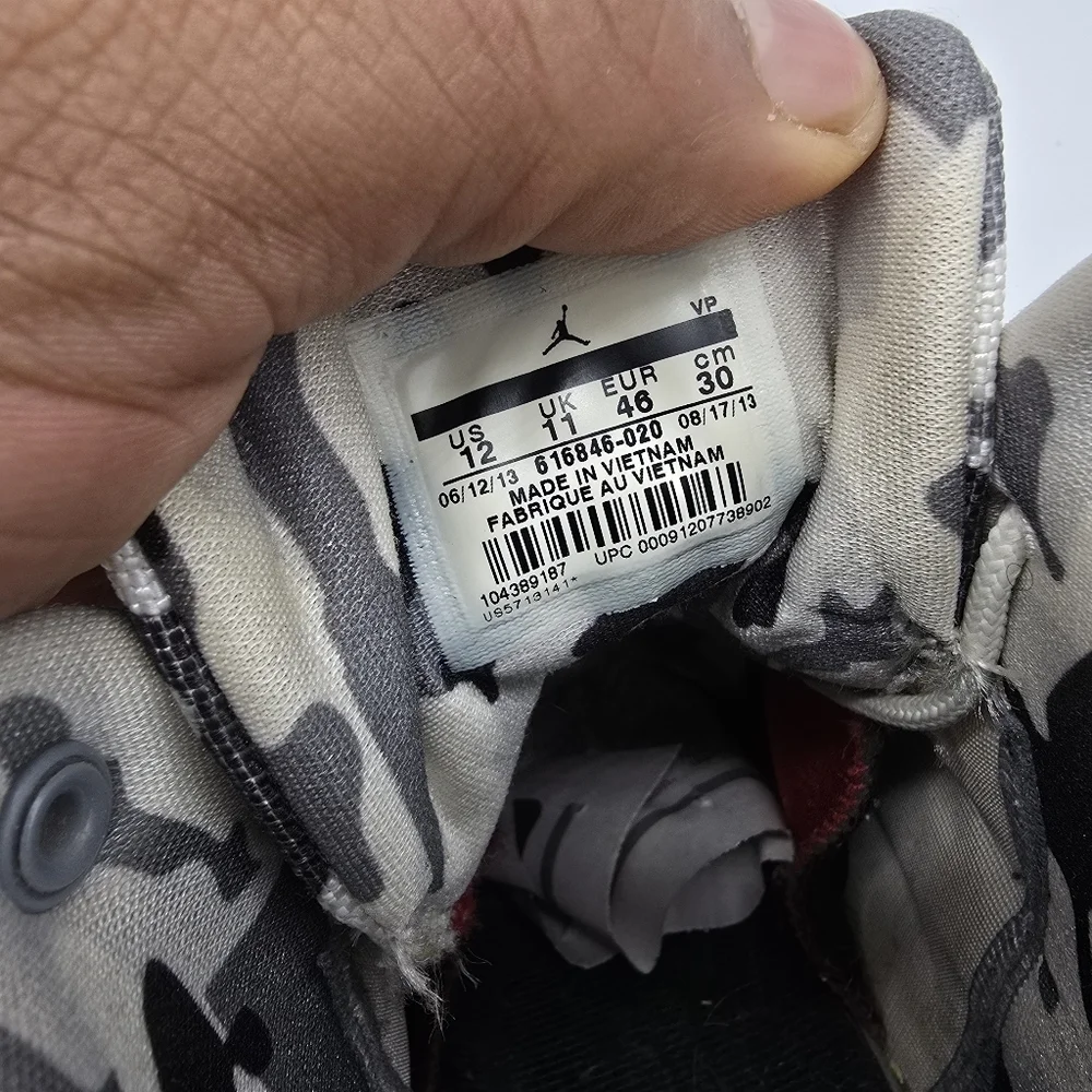 Air Jordan Shoes Men 12 Prime Flight Camo 2013 Sneakers 616846-020